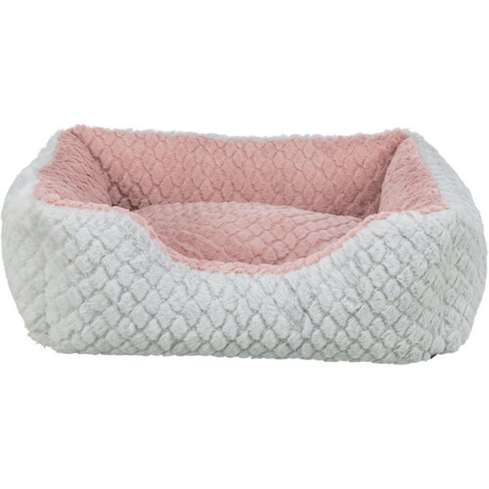 Trixie Kaline Mio Panier pour chien 65 x 50 cm Gris / Vieux rose