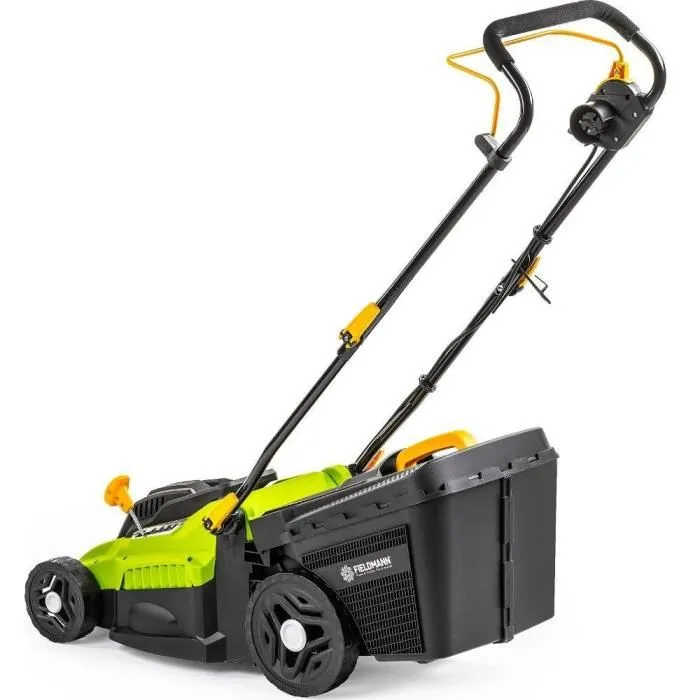 Fieldmann FZR 2033-E Tondeuse à gazon électrique 1400 W, largeur de coupe 33 cm, bac 30 L