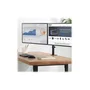 Eaton Support double écrans DDR1327SDFC-1 - Bras flexible articulé - Fixation bureau - Écrans 13-27
