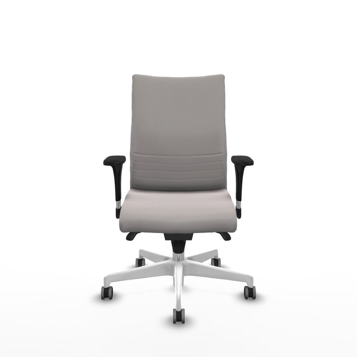 Piqueras Y Crespo Silla Albacete Confidente Blanche avec Mécanisme Synchrone et Similpiel