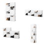 Rangement Modulaire Portable pour Chaussures InnovaGoods Blanc 36 paires