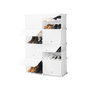 Rangement Modulaire Portable pour Chaussures InnovaGoods Blanc 36 paires