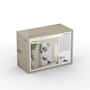 Rangement Modulaire Portable pour Chaussures InnovaGoods Blanc 36 paires