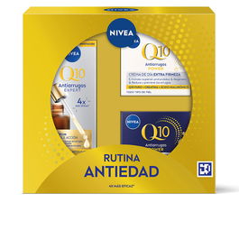 Nivea Q10 Crème de Jour Anti-Âge FP15 - Réduit les Rides et Raffermit la Peau, Hydratation Intense, Protection UVA/UVB, 3 pcs
