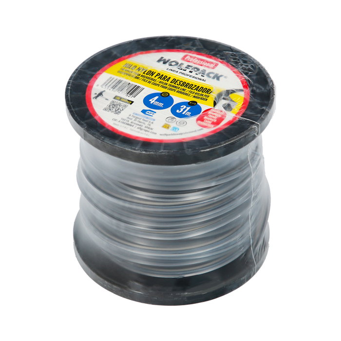 WOLFPACK LINEA PROFESIONAL Fil Nylon Carré Professionnel Ø 4,0 mm (31 m)