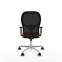 Piqueras y Crespo Chaise de Bureau 1D086N0 Orange Foncé