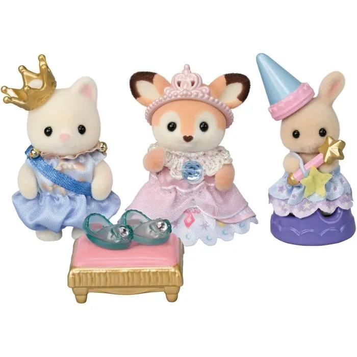 Sylvanian Families Mini-Figurines Théâtre de la Crèche : Biche, Chat Soie et Lapin Crème avec Costumes et Accessoires Amovibles - Jouet Enfant Articulé Dès 3 Ans Sylvanian Families Mini-Figurines Théâtre de la Crèche : Biche, Chat Soie et Lapin Crème avec Costumes et Accessoires Amovibles - Jouet Enfant Articulé Dès 3 Ans