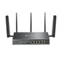 TP-Link Omada ER706W-4G Routeur VPN AX3000 WiFi 6 et 4G+ Cat6 Noir