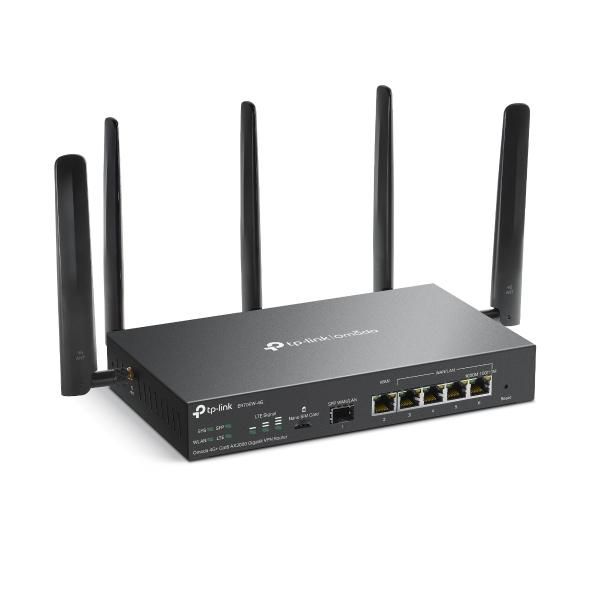 TP-Link Omada ER706W-4G Routeur VPN Gigabit AX3000 Wi-Fi 6 4G+ TP-Link Omada ER706W-4G Routeur VPN Gigabit AX3000 Wi-Fi 6 4G+