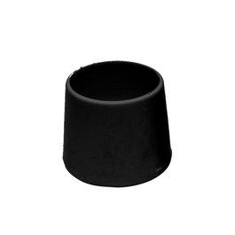 Micel Cnt07 Contera flexible ronde 10mm x 16mm - Lot de 25 - Caoutchouc noir