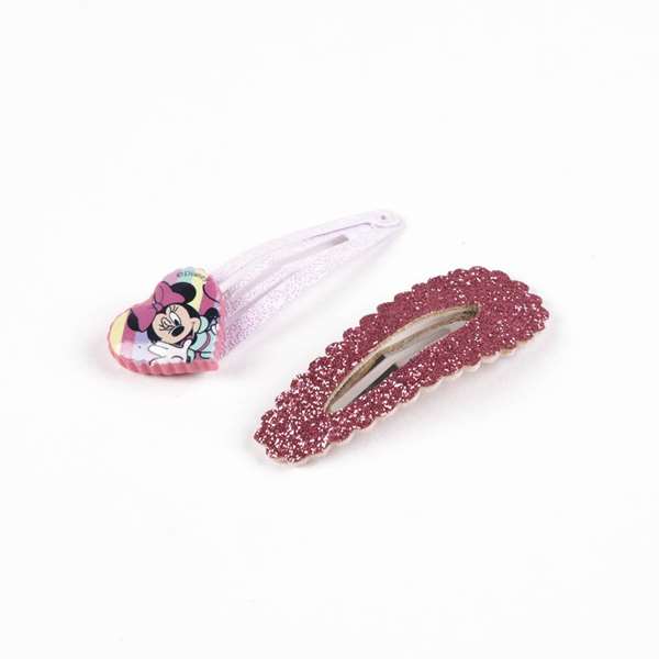 Cerdà - Accessoires pour cheveux - Clips Minnie - Lot de 4 pièces - 6.5 x 12.5 x serveur 1.0 cm