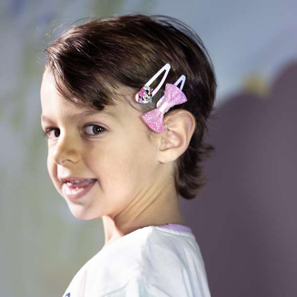 Cerdà - Accessoires pour cheveux - Clips Minnie - Lot de 4 pièces - 6.5 x 12.5 x serveur 1.0 cm