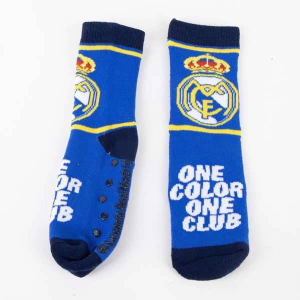 Cerdá Chaussettes Antidérapantes à Applications Real Madrid pour Taille 35-38 - 3 ans et plus - Multicolore