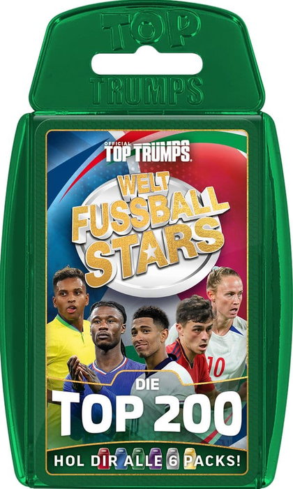 Winning Moves World Football Stars jeu de cartes 200 Pack (Allemand) Winning Moves World Football Stars jeu de cartes 200 Pack (Allemand)