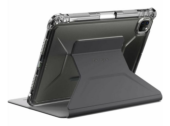 Targus Étui transparent Pro-Tek pour iPad Pro 11" M4 - Housse folio avec protection militaire (MIL-STD 810G) et support intégré pour visualisation et saisie Targus Étui transparent Pro-Tek pour iPad Pro 11" M4 - Housse folio avec protection militaire (MIL-STD 810G) et support intégré pour visualisation et saisie