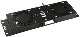 Lanview Logon RAF113BL Module de ventilation 2 ventilateurs Noir