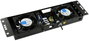 Lanview Logon RAF113BL Module de ventilation pour toit à 2 ventilateurs 280 m3/h, contrôle ON/OFF, noir