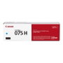 Canon 075H Cyan (6368C002) Cartouche Toner Haute Capacité Originale pour imageCLASS LBP MF