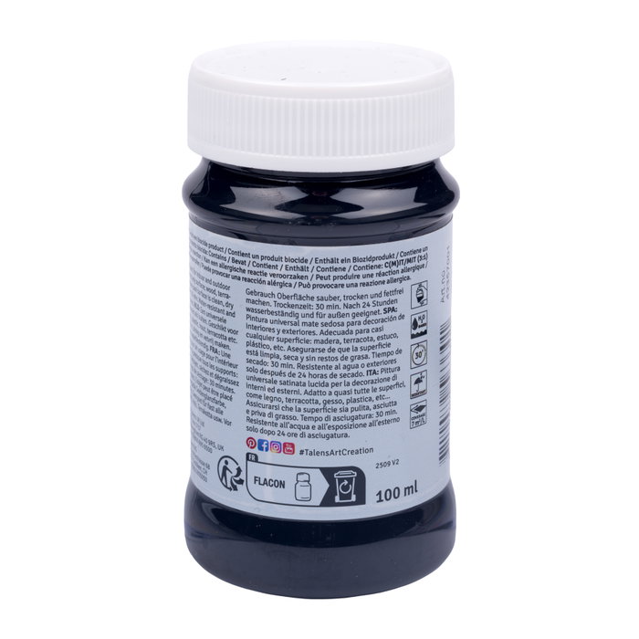 Talens Art Creation Peinture acrylique Noir élégant 100 ml Talens Art Creation Peinture acrylique Noir élégant 100 ml