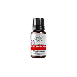 HERBES DEL MOLI Huile essentielle de noix de muscade ECO 10 ml