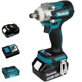 Makita DTW300TJX7 Clé à chocs sans fil avec 2x batteries 5,0 Ah