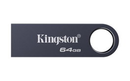 Kingston DataTraveler SE9 G3 Clé USB 3.2 Gen 1 64 Go, boîtier métallique nickel foncé, jusqu'à 220 Mo/s