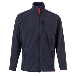 VICMAR - Veste polaire en microfibre 201502 - 100% polyester - Fermeture à glissière centrale et 5 poches (3 externes, 2 internes) - Taille S - Bleu marine