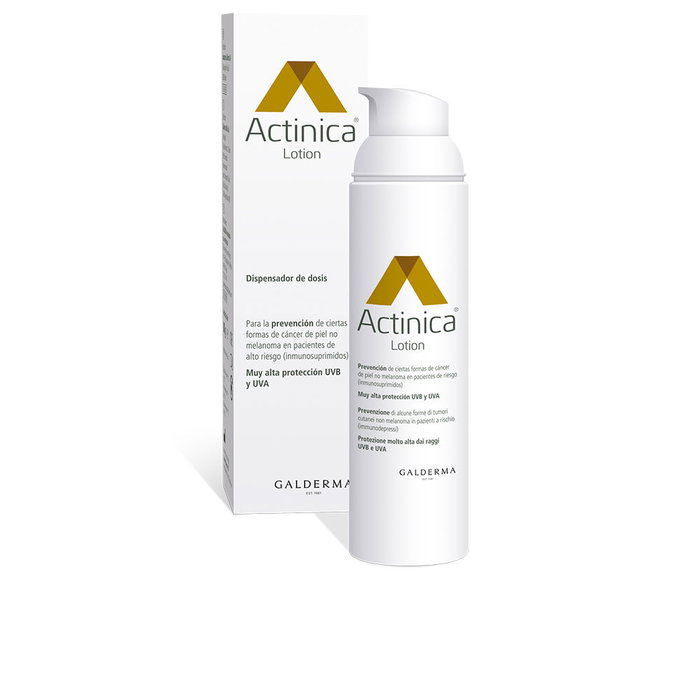 Actinica Lotion Prévention Cancer Cutané SPF 50+ Haute Protection UVA UVB 80 ml