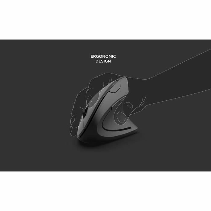 Mobility Souris ergonomique sans fil verticale Lab 2.4GHz