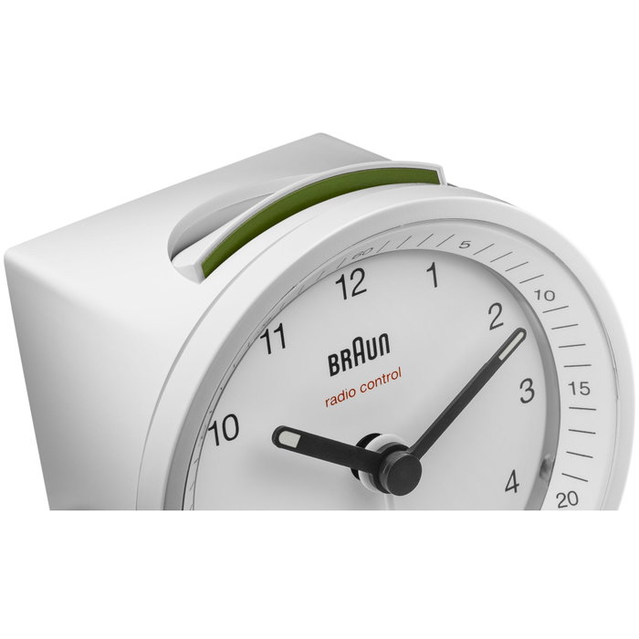 Braun BC 07 W-DCF Réveil radio analogique blanc Braun BC 07 W-DCF Réveil radio analogique blanc