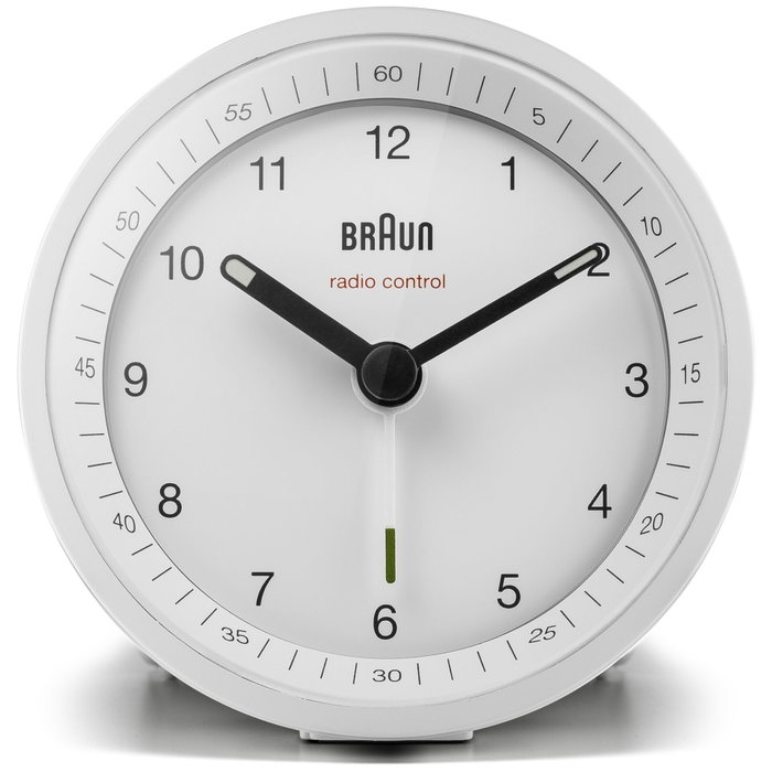 Braun BC 07 W-DCF Réveil radio analogique blanc Braun BC 07 W-DCF Réveil radio analogique blanc