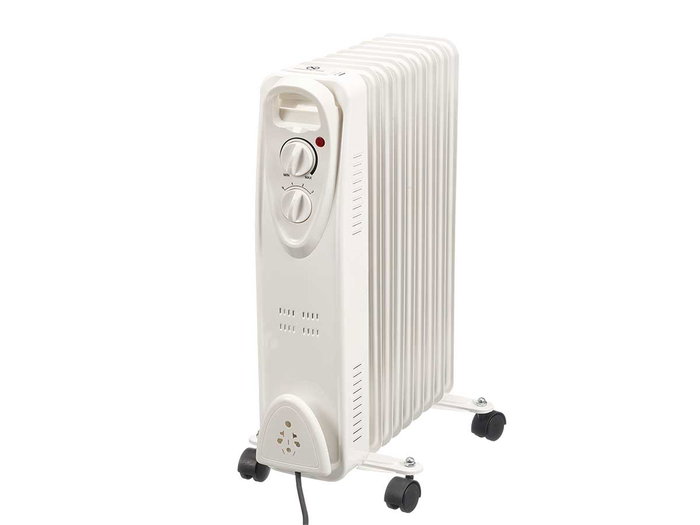 ARGON Radiateur à huile grand modèle 9 éléments 2000W Blanc