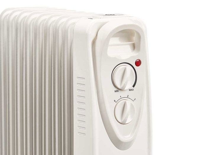 ARGON Radiateur à huile grand modèle 9 éléments 2000W Blanc