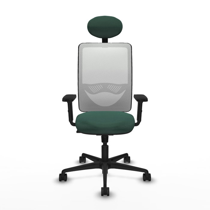 PIQUERAS Y CRESPO Chaise Zulema Synchro Vert foncé et Blanc PIQUERAS Y CRESPO Chaise Zulema Synchro Vert foncé et Blanc