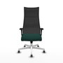 Piqueras y Crespo Chaise de Bureau Albacete XL Vert Bouteille