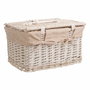 Lot de deux malles Alexandra House Living Blanc Bois de saule 30 x 23 x 40 cm