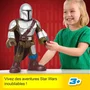 Fisher-Price Imaginext Figurine articulée XXL The Mandalorian Star Wars, 40 cm avec lanceur de projectile, HXT20