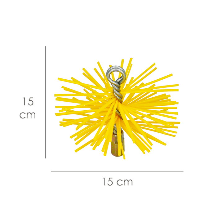 WOLFPACK LINEA PROFESIONAL Brosse de débouchage en nylon 150 mm M12