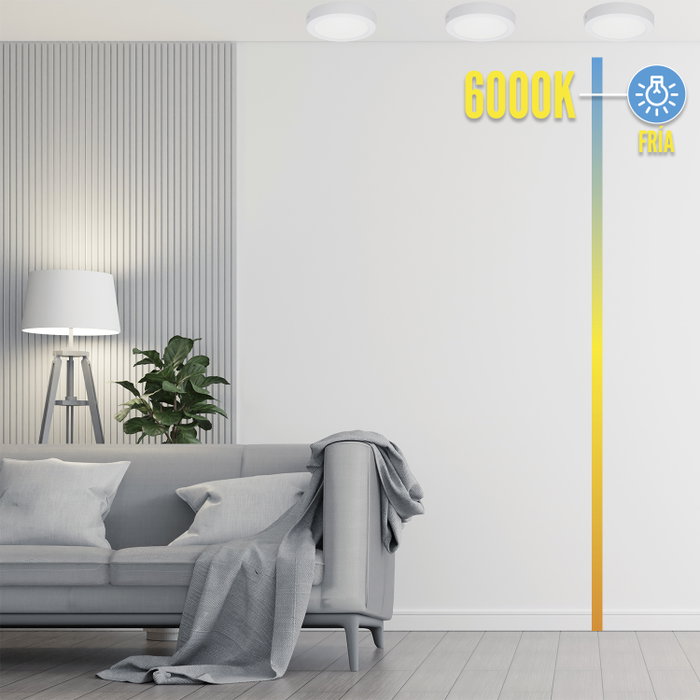 WOLFPACK LINEA PROFESIONAL Downlight de surface LED 20W 1800lm 6000K