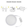 WOLFPACK LINEA PROFESIONAL Downlight de surface LED 20W 1800lm 6000K