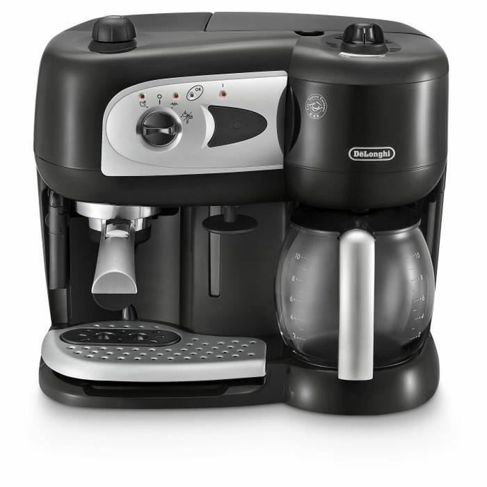DeLonghi BCO261B.1 Machine expresso combinée Noir et blanc DeLonghi BCO261B.1 Machine expresso combinée Noir et blanc