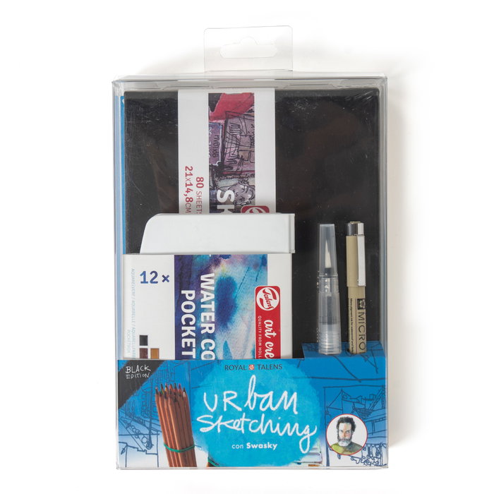 Sakura Set Urban Sketching Negro Sakura Set Urban Sketching Negro
