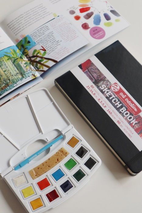 Sakura Set Urban Sketching Negro Sakura Set Urban Sketching Negro