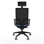 Piqueras y Crespo Chaise de Bureau 1D066G1 Bleu ciel