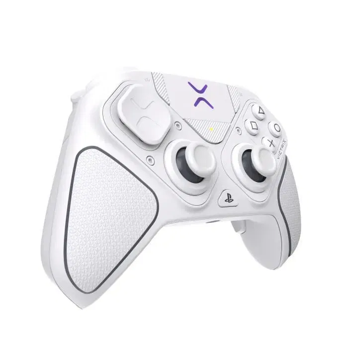 Turtle Beach Victrix Pro BFG Reloaded - Manette Sans Fil Modulaire pour PlayStation 5, PS4 et PC - Version Blanc avec Gâchettes Clutch et Module Fightpad 6 Boutons Turtle Beach Victrix Pro BFG Reloaded - Manette Sans Fil Modulaire pour PlayStation 5, PS4 et PC - Version Blanc avec Gâchettes Clutch et Module Fightpad 6 Boutons
