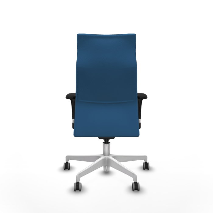 Piqueras Y Crespo Fauteuil Albacete Bleu Clair avec mécanisme synchrone et base blanche Piqueras Y Crespo Fauteuil Albacete Bleu Clair avec mécanisme synchrone et base blanche