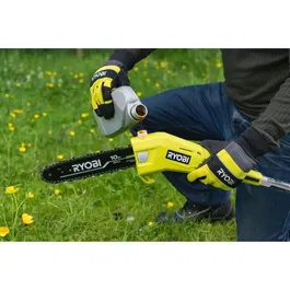 Ryobi RY36PP25A-0 Élagueur sur Perche Télescopique 36V MAXPOWER, Guide de 25 cm, Vitesse de Chaîne 5.5 m/s, Vendue Sans Batterie Ni Chargeur