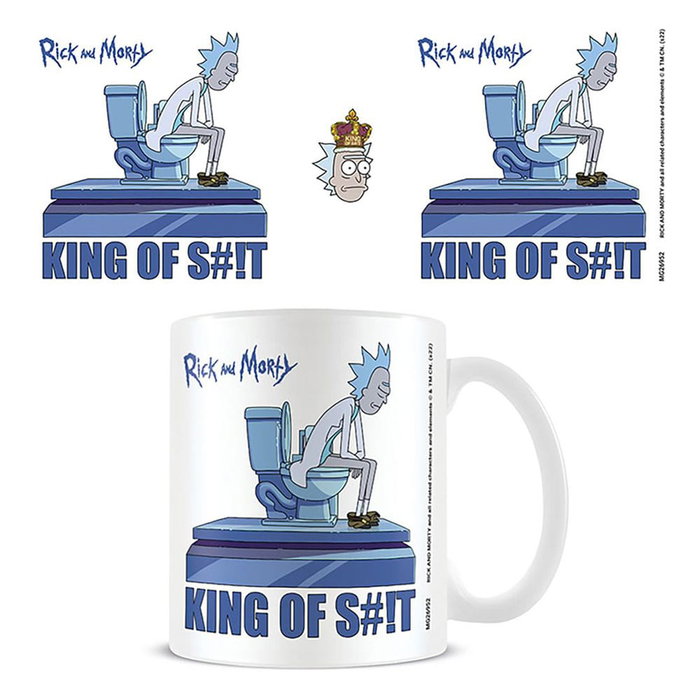 Pyramid International Mug Rick and Morty King of Shit Pyramid International Mug Rick and Morty King of Shit