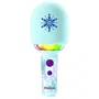 Lexibook - Microphone Karaoké Reine des Neiges sans fil Bluetooth - 3 modes (Playback, Line-in, Bluetooth) et 4 effets vocaux - Rechargeable via USB-C - Pour enfants