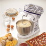 Ariete 1588 CAPRI Robot de cuisine multifonction avec bol inox, 10 vitesses et fonction pulse, jeu d'accessoires complet - Compact et fonctionnel